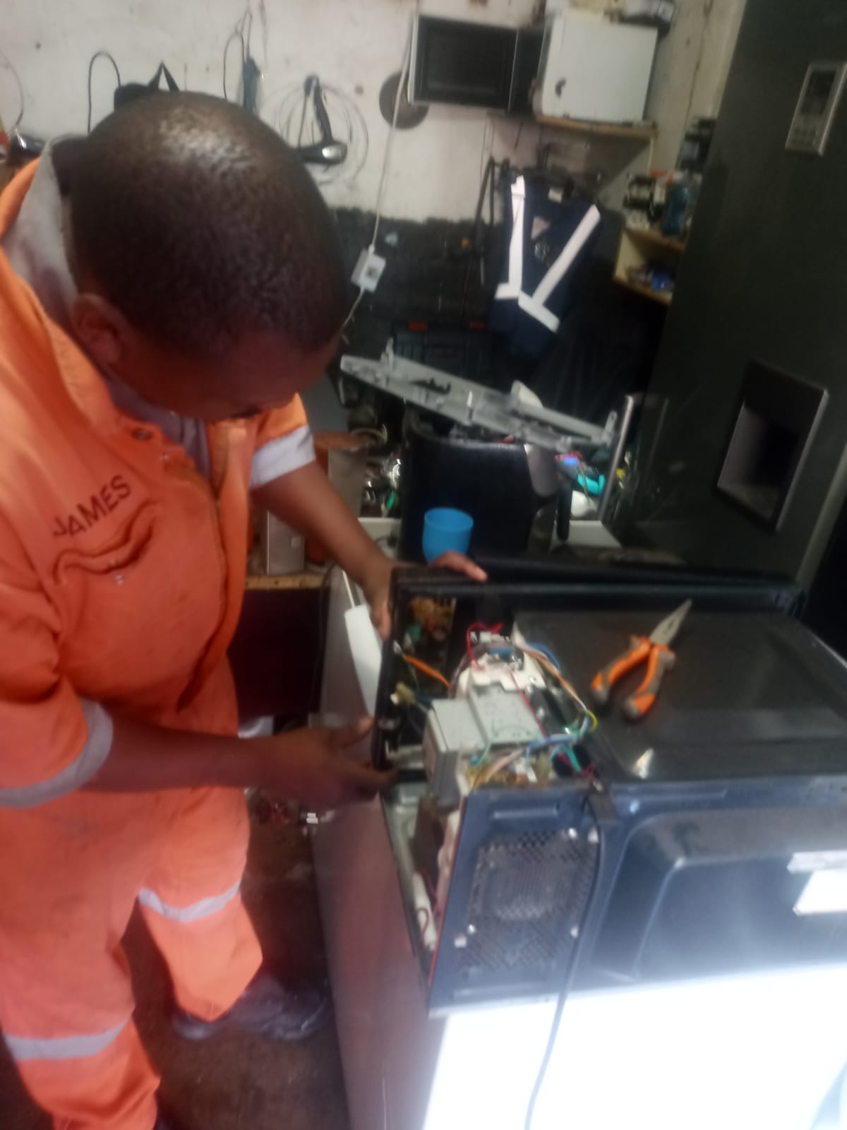 Appliance repair work